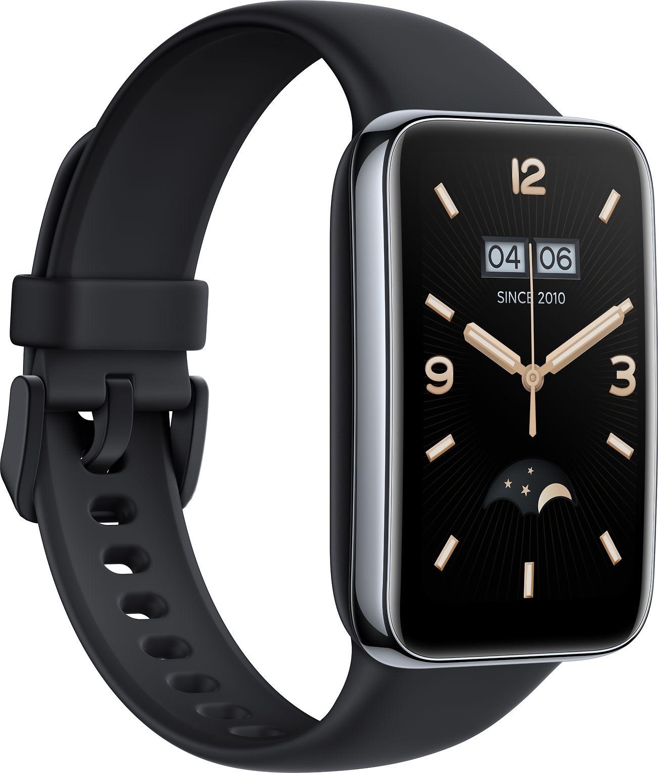 Išmanioji apyrankė Xiaomi Smart Band 7 Pro, Grafito juodos spalvos korpusas ir juodos spalvos apyrankė