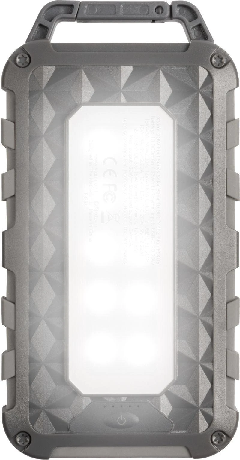 „Xtorm“ – FS405 20 W „Fuel“ serijos saulės energija varomas išorinis akumuliatorius, 10 000 mAh