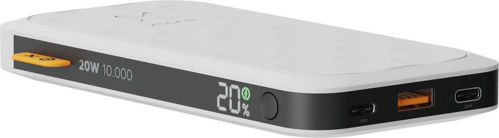 „Xtorm“ – išorinė baterija USB-C PD 20W 10 000 mAh / 2xUSB-C, balta