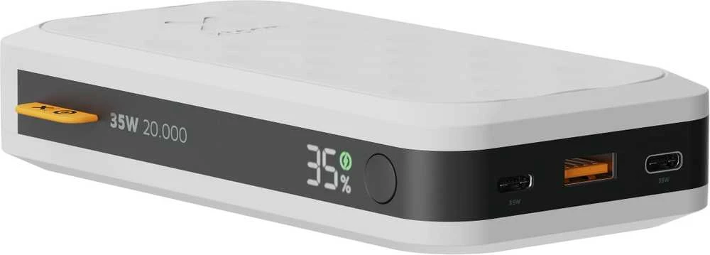 „Xtorm“ – išorinė baterija USB-C PD 35W 20.000mAh 2xUSB-C, balta
