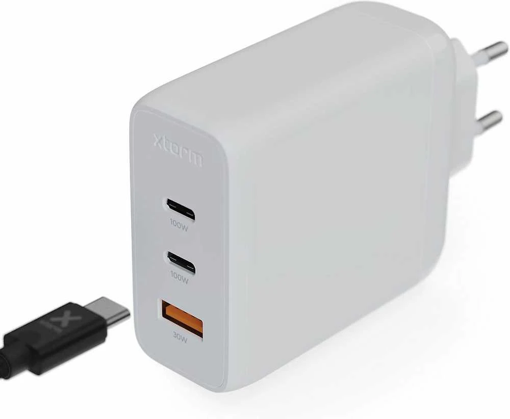Įkroviklis Xtorm GaN2 1x USB-A 2x USB-C 100 W (XEC100)