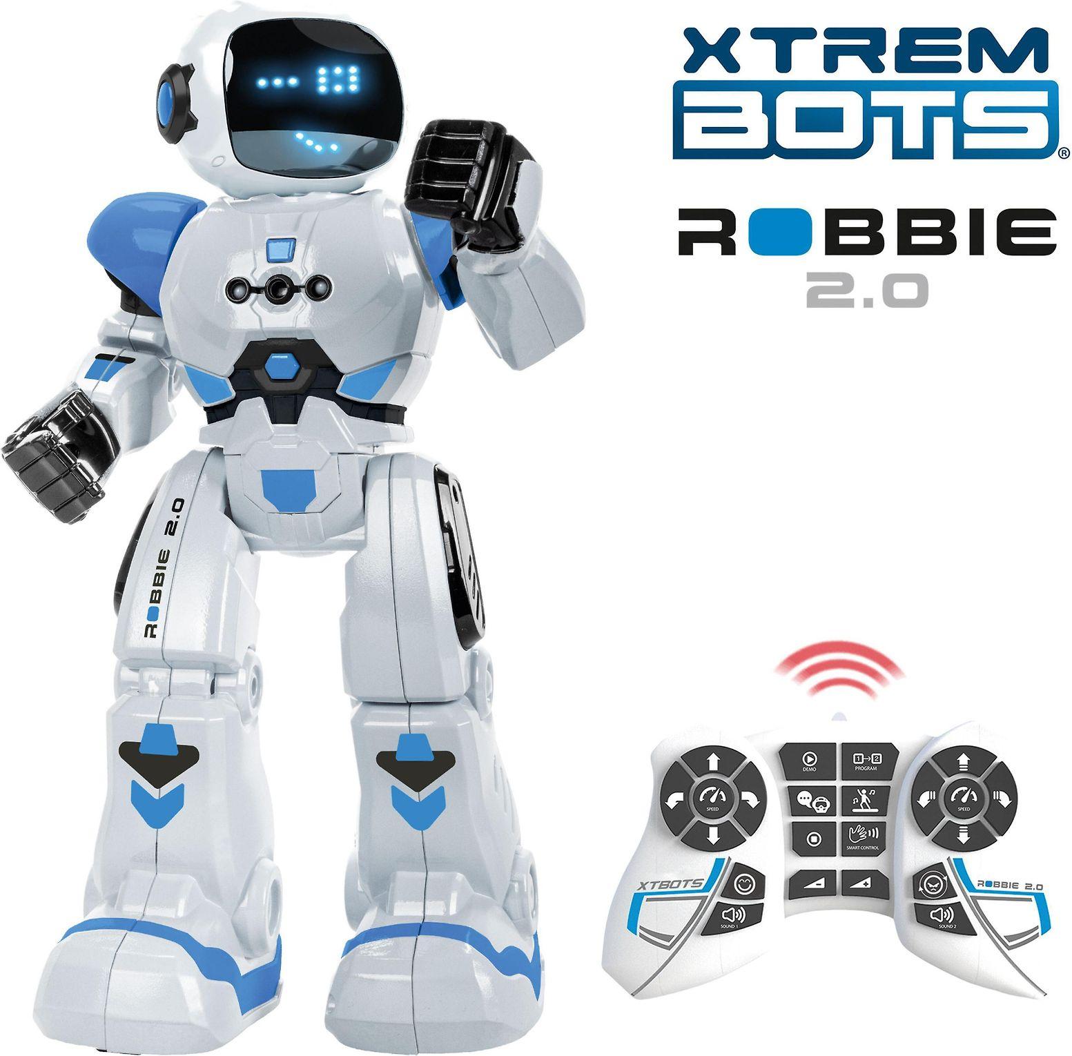 XTREM BOTS Robbie 2.0 Robotas aprašymas - Prekės nuotrauka