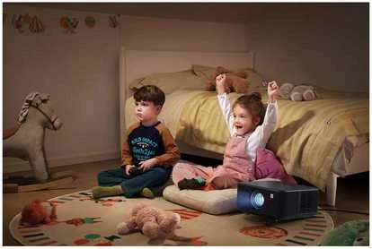 Projektorius Yaber K3 Pro LCD Full HD su JBL kolonėlėmis ir žemų dažnių kolonėle, juodas