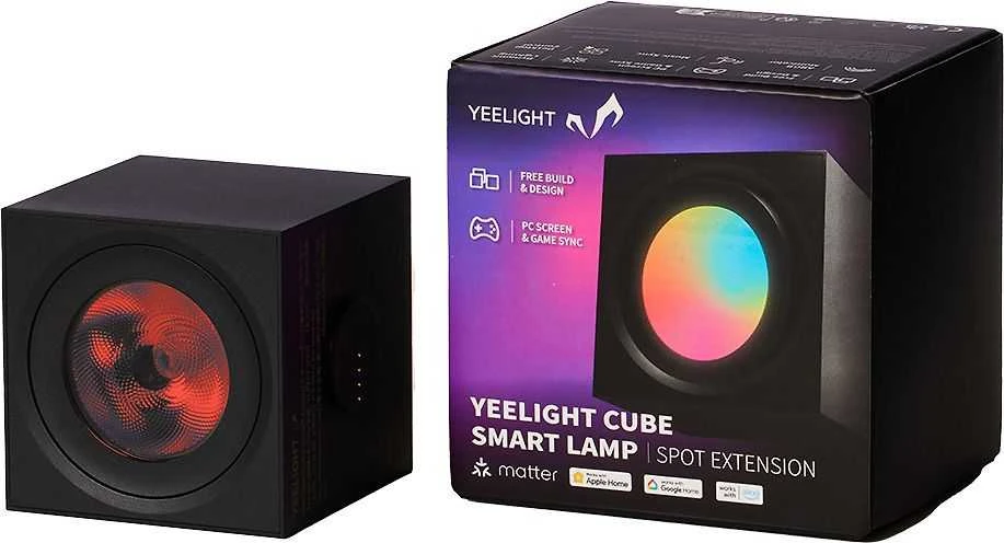 Yeelight | Išmanioji „Cube“ lempa su taškiniu apšvietimu | 12 W | 60 000 val. | Belaidė | 100–240 V