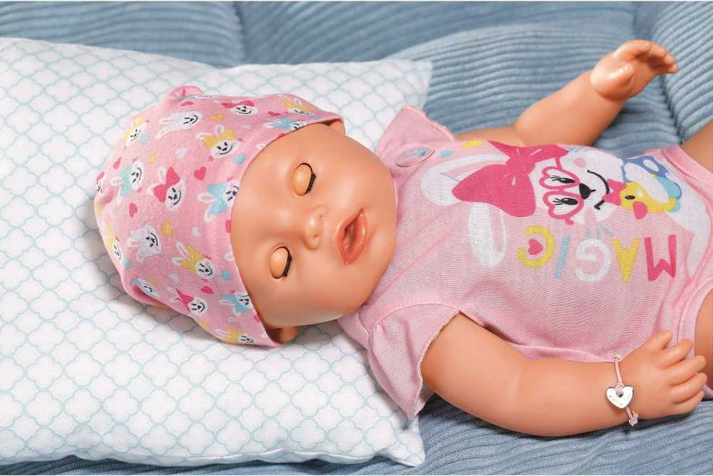 Baby Born interaktyvi lėlė - mergaitė Magic Girl, 43cm (827956)
