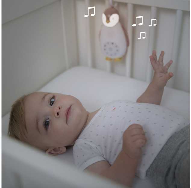 Zazu Zoe -kaiutinyövalo, pingviini, harmaa