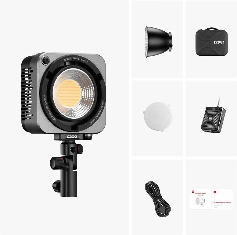Zhiyun LED Molus G200 COB lemputė