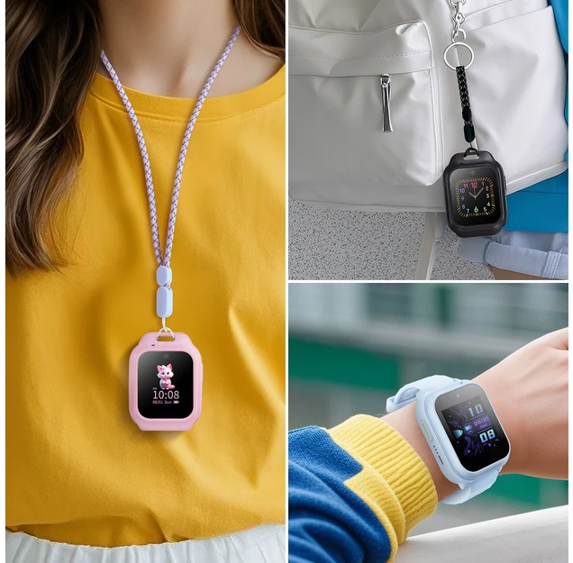 ZTE K2/K2 Pro laikrodžio dėklas + virvelė, rožinė