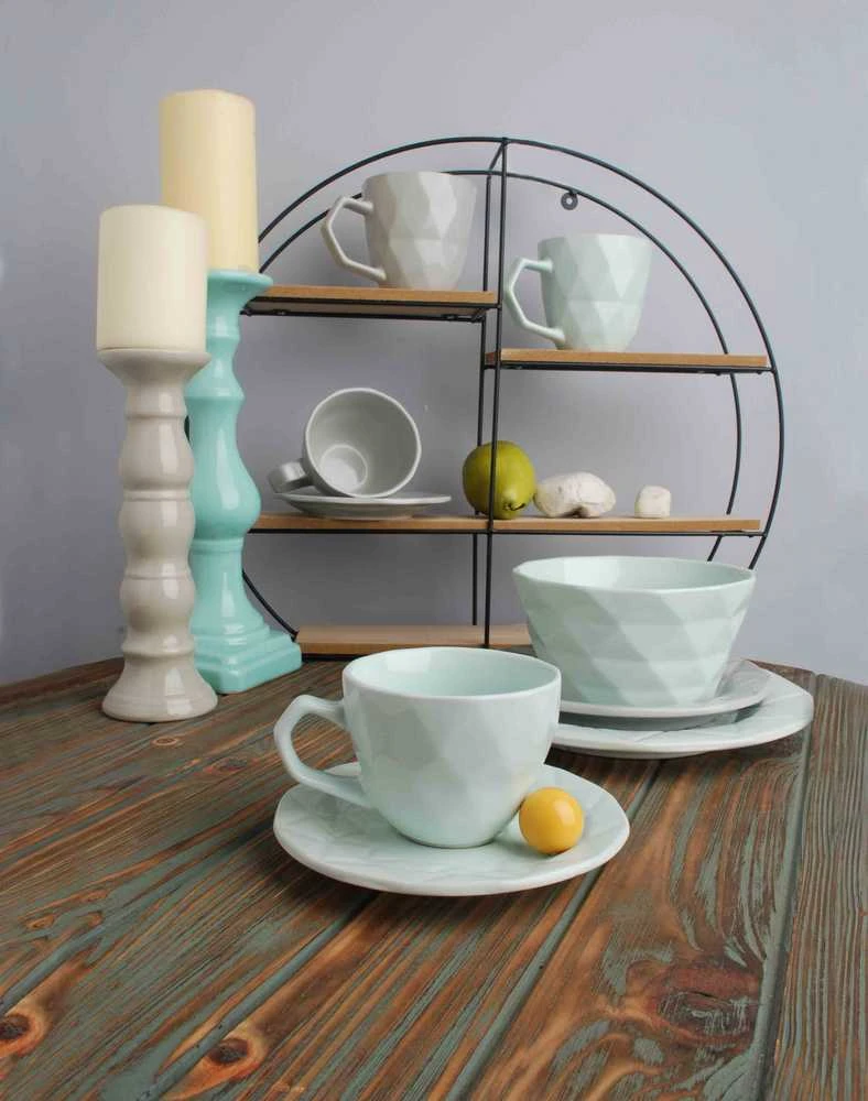 Affek Design ADEL MINT Plokščia lėkštė 24cm