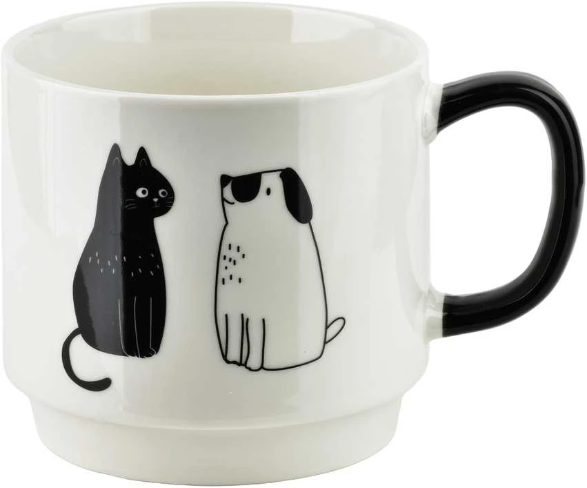 „Affek Design COTTELLO“ 4 puodelių ant stovo rinkinys, 4 x 370 ml