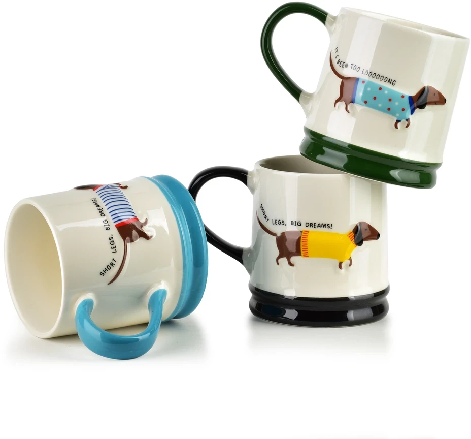 Affek Design DOXIE Puodelis 320ml 8x12,3x9,2cm jamnik