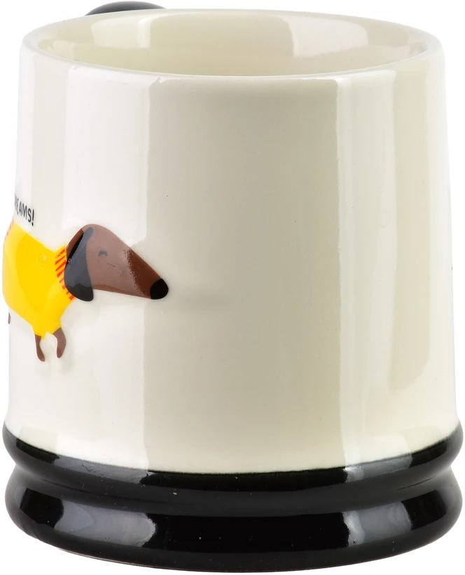 Affek Design DOXIE Puodelis 320ml 8x12,3x9,2cm jamnik
