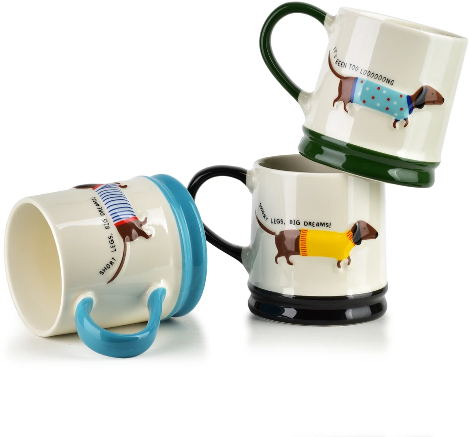 Affek Design DOXIE Puodelis 320ml 8x12,3x9,2cm jamnik