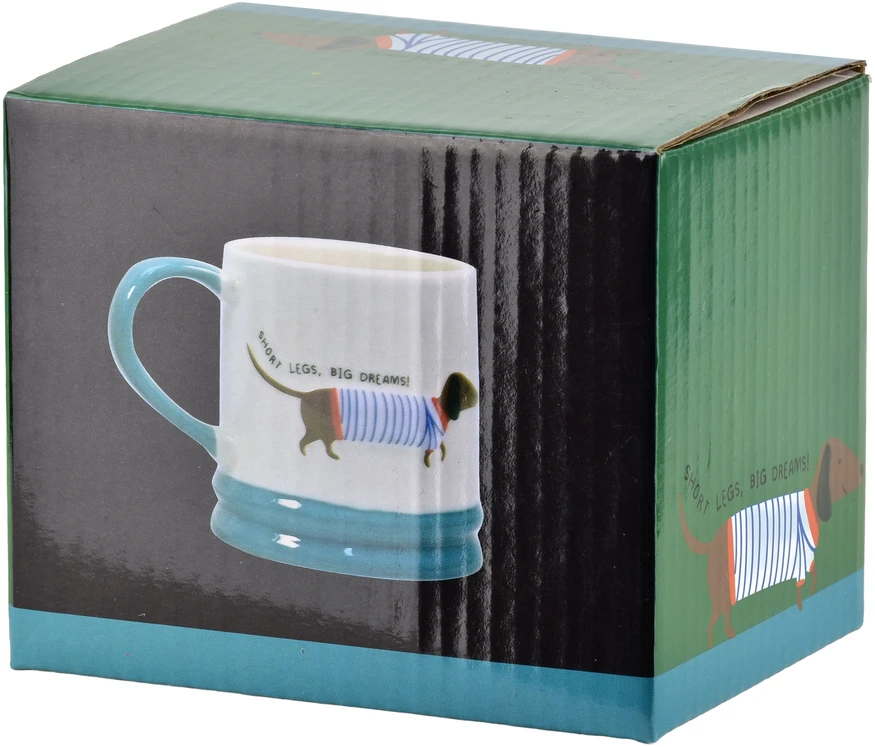 Affek Design DOXIE Puodelis 320ml 8x12,3x9,2cm jamnik