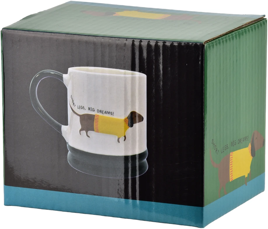 Affek Design DOXIE Puodelis 320ml 8x12,3x9,2cm jamnik