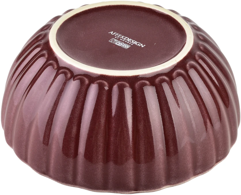 Affek Design EVIE BURGUNDY Miska 650ml 16,7x16,7x6,7cm