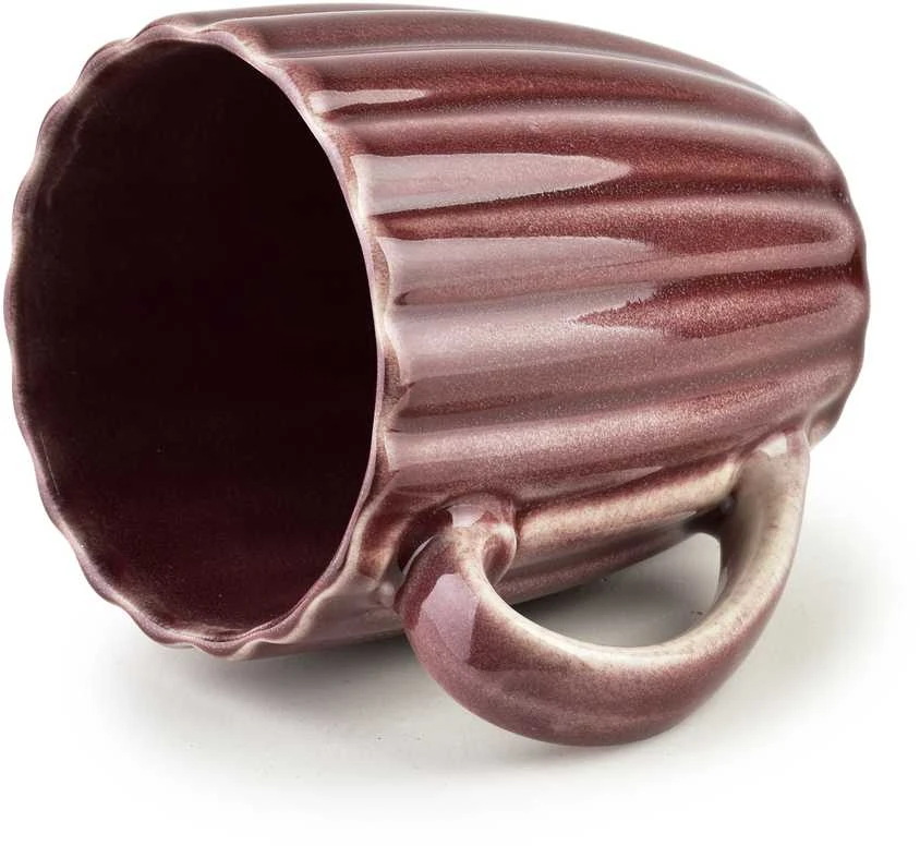 Affek Design EVIE BURGUNDY puodelis 360 ml 8,7 x 11,5 x 10 cm