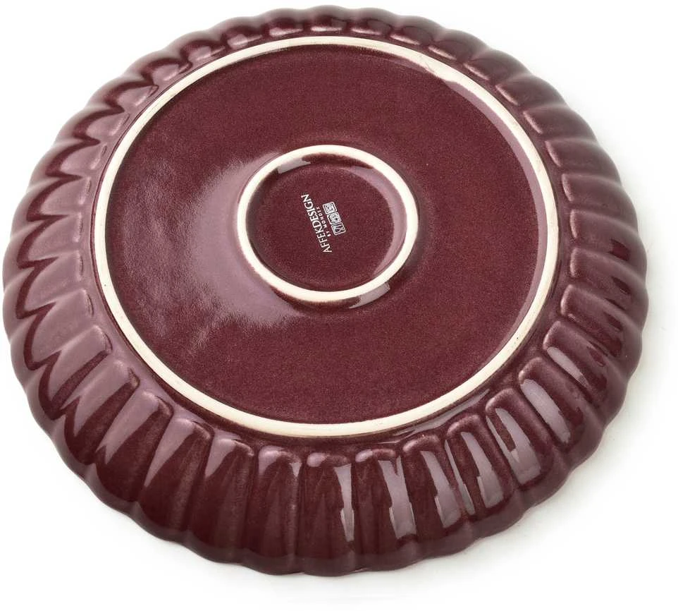 Affek Design EVIE BURGUNDY vakarienės lėkštė 27,5 x 4 cm