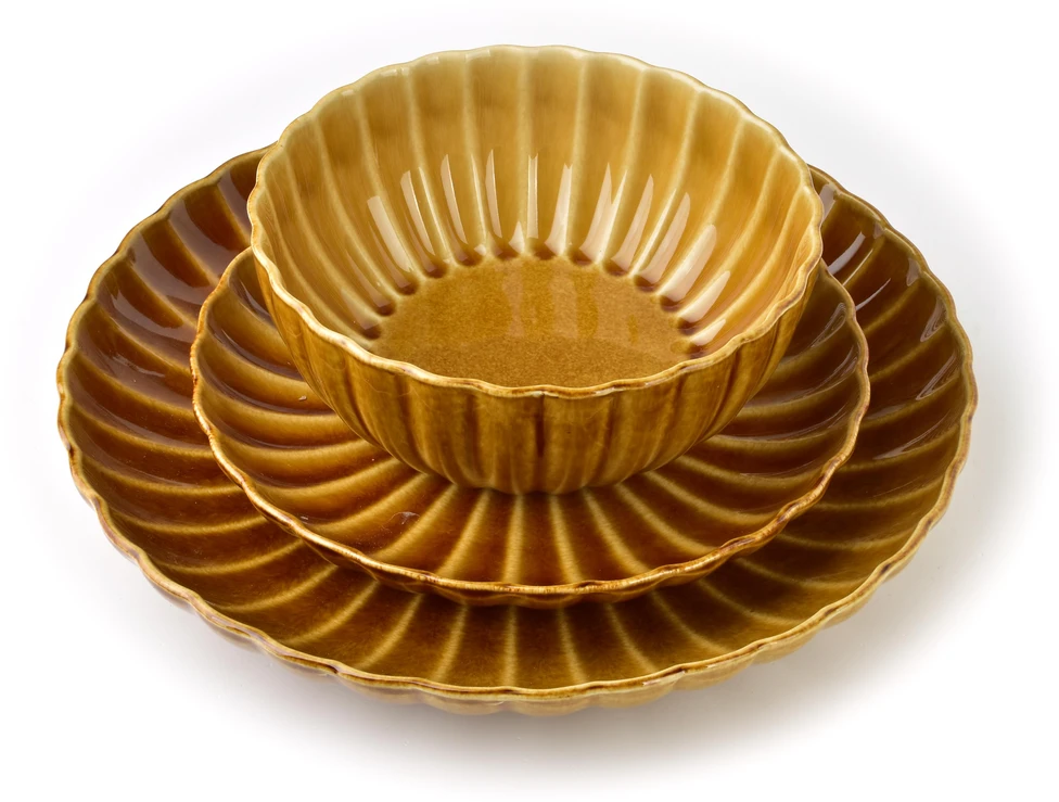 Lumarko Affek Design EVIE HONEY desertinė lėkštė 20,5 cm