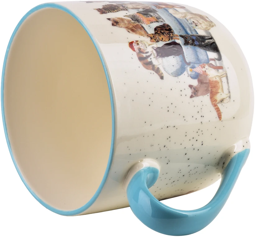 Affek Design JULES Puodelis 410ml 9,5x13x9,5cm kotki na kanapie