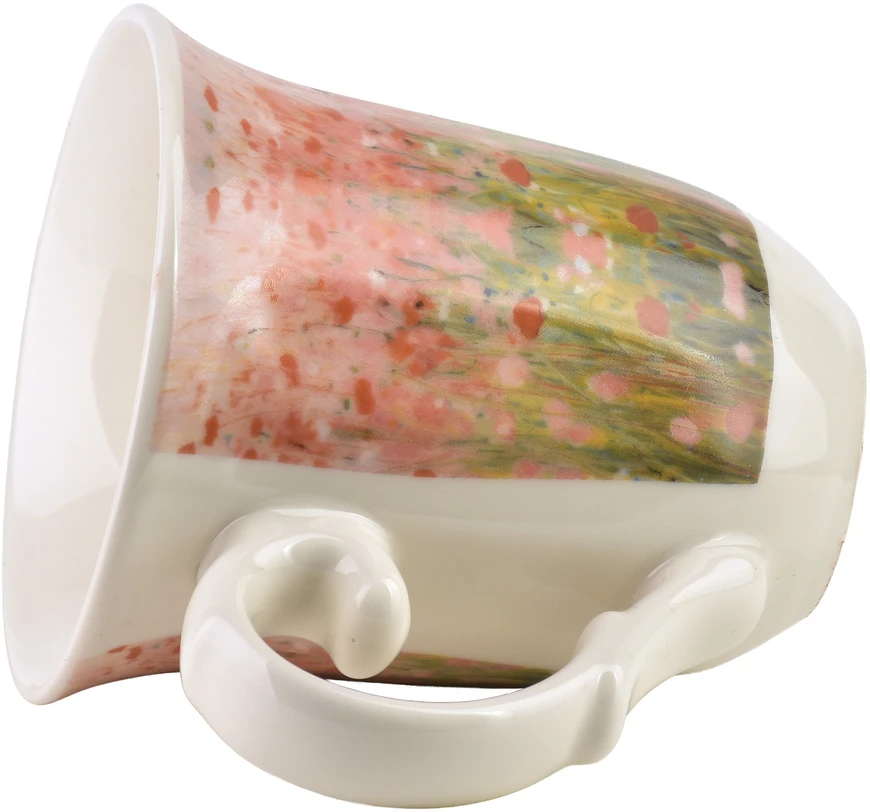 Affek Design LAVIA Puodelis 320ml 9,5x13x10,5cm rožinė impresja