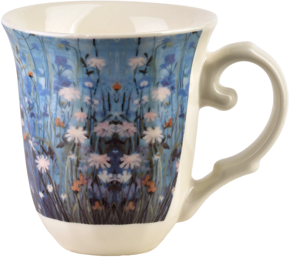 Affek Design LAVIA Puodelis 320 ml 9,5x13x10,5 cm mėlynas įspūdis