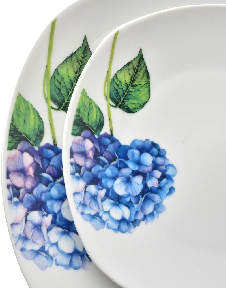 Affek Design LEA PURPLE indų rinkinys, 16 dalių, 370 ml puodelis / 500 ml dubuo, 17/19,5/25,5 cm