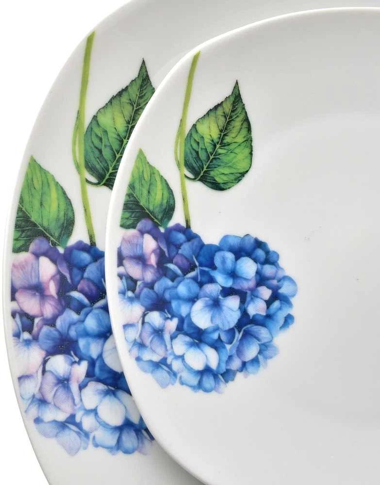Affek Design LEA PURPLE indų rinkinys, 16 dalių, 370 ml puodelis / 500 ml dubuo, 17/19,5/25,5 cm