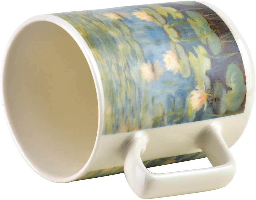 Affek Design MOJRA Puodelis 350ml 8x11x10cm nenufar impresja