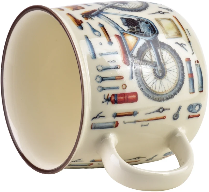 Affek Design NORMAN puodelis 450 ml 9,6 x 13 x 9,3 cm motociklas