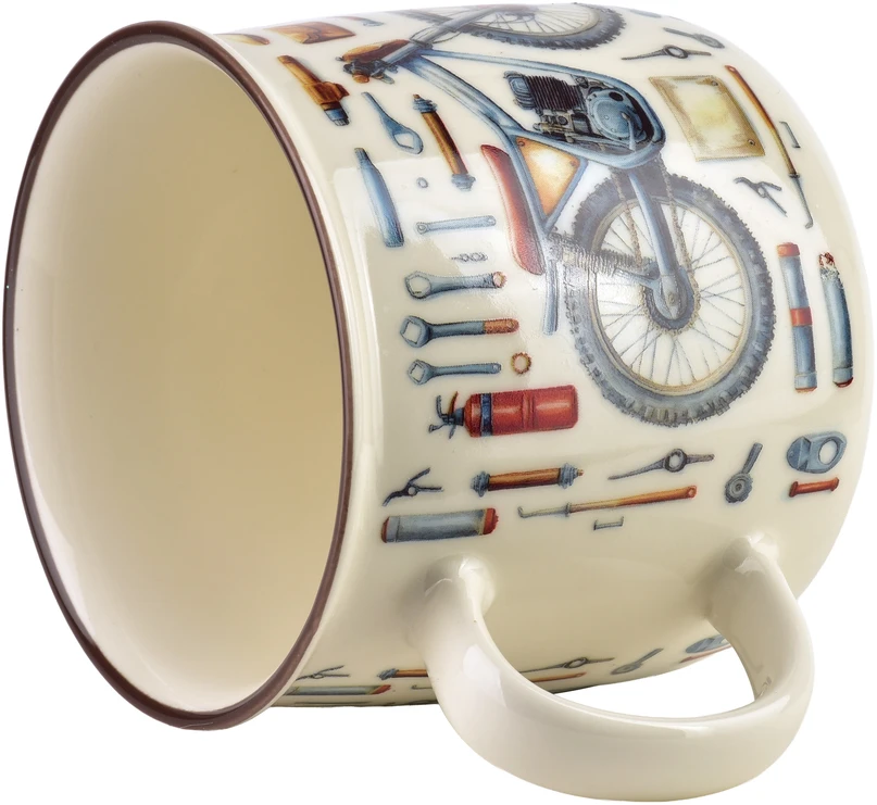 Affek Design NORMAN puodelis 450 ml 9,6 x 13 x 9,3 cm motociklas