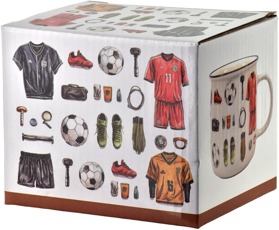 Affek Design NORMAN puodelis 450 ml 9,6 x 13 x 9,3 cm futbolas