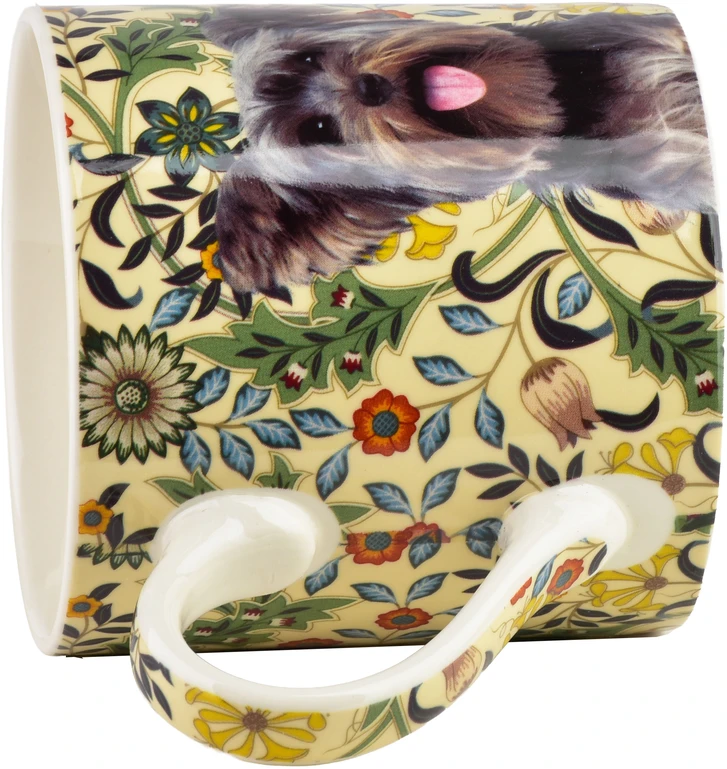 Affek Design NOYA puodelis su raktų pakabuku 380ml 9x13x9cm Jorkšyro terjeras