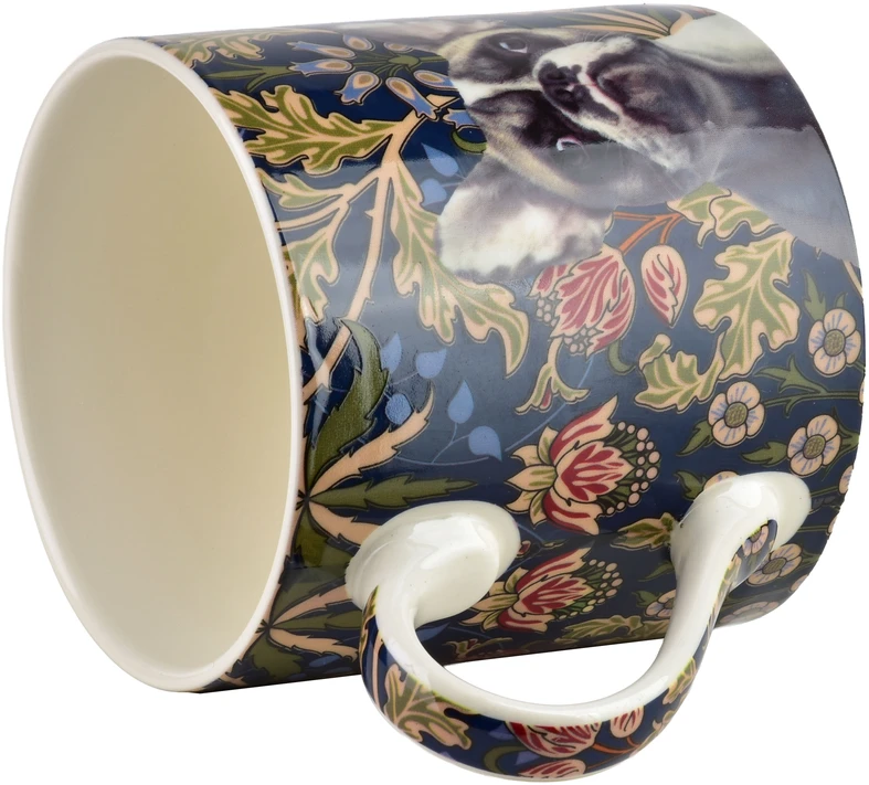 Affek Design NOYA Puodelis su breloczkiem 380ml 9x13x9cm Buldog francuski