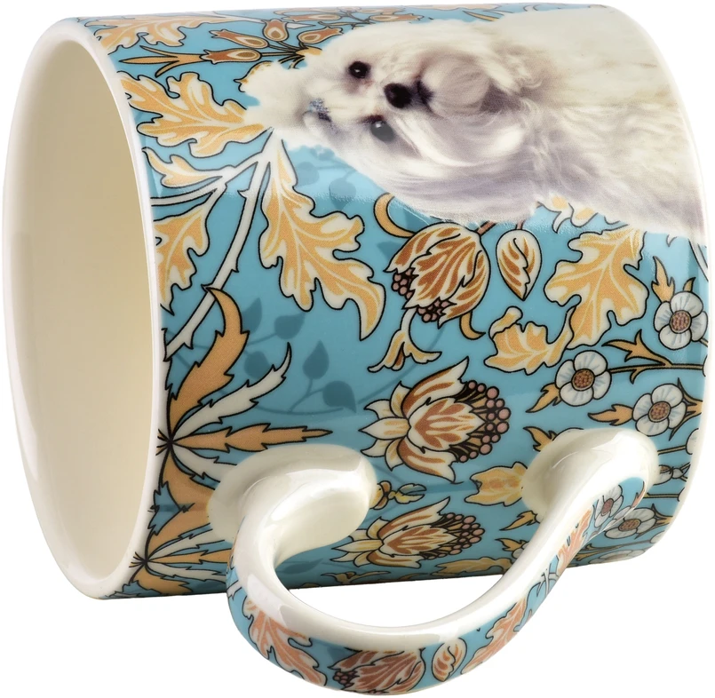 Affek Design NOYA puodelis su raktų pakabuku 380ml 9x13x9cm maltietiškas