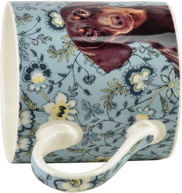 Affek Design NOYA Puodelis su breloczkiem 380ml 9x13x9cm Jamnik