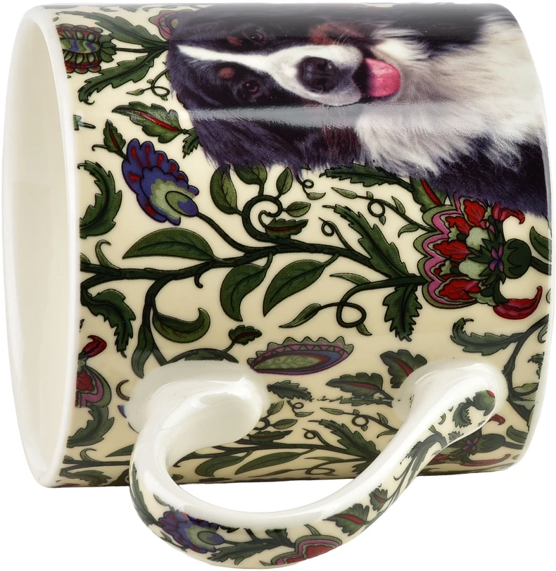 Affek Design NOYA Puodelis su breloczkiem 380ml 9x13x9cm Berneński pies pasterski