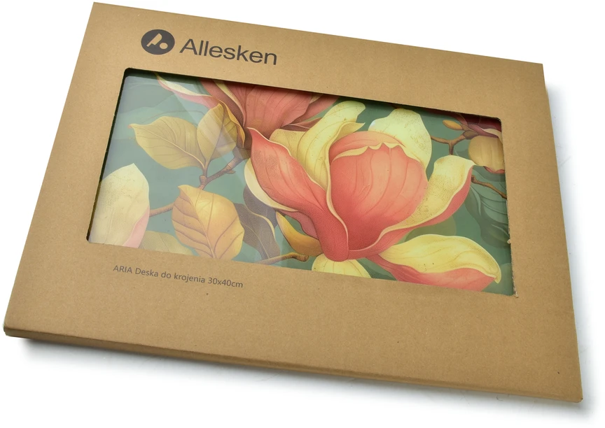 Allesken Aria Deska szklana 40x30cm magnolia