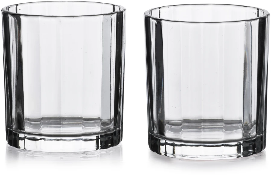 Allesken ELISE STRIPES 4 stiklinių rinkinys, 310 ml, permatomos, 8x8x9 cm