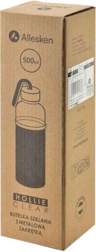 Gertuvė Allesken Stiklinis butelis su neopreno dėklu 490 ml
