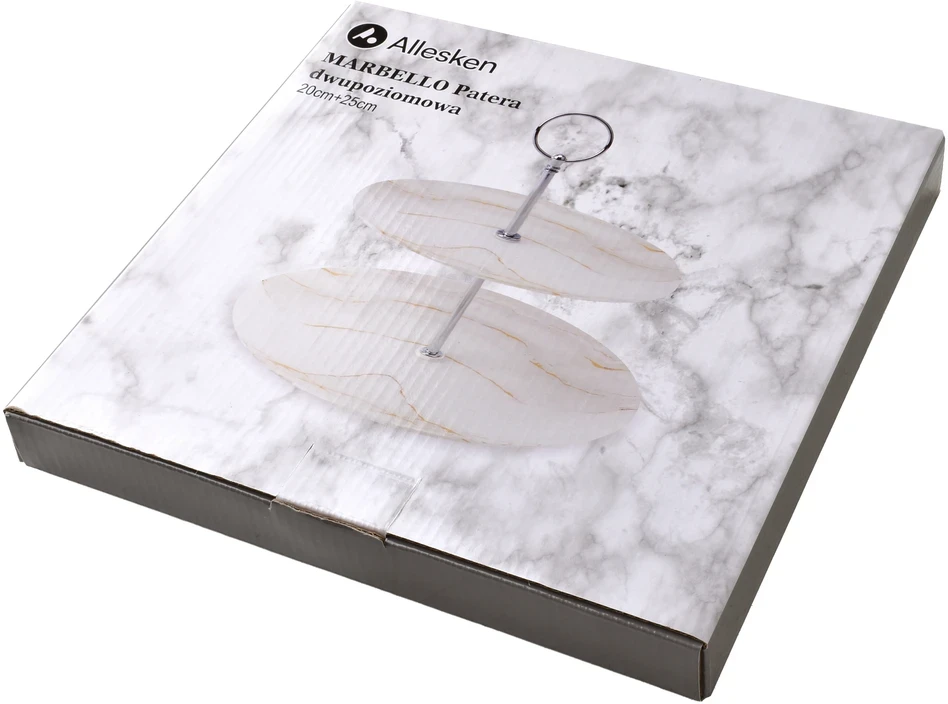 Allesken MARBELLO dviejų aukštų torto stovas 20cm/25cm