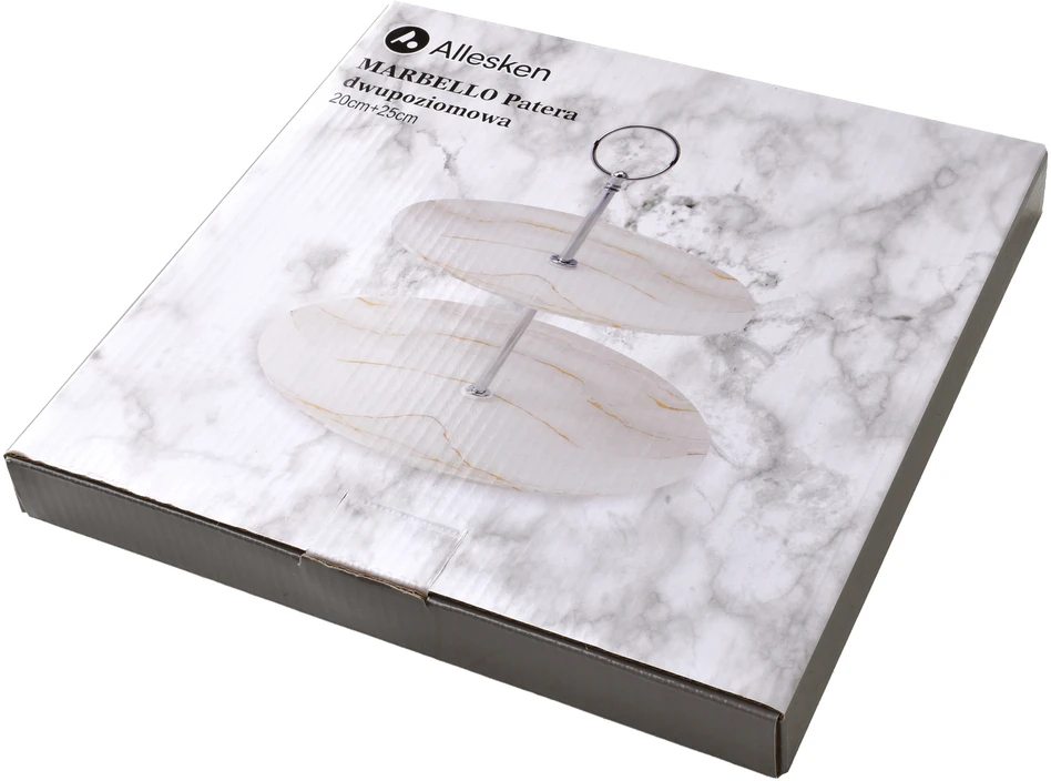 Allesken MARBELLO dviejų aukštų torto stovas 20cm/25cm
