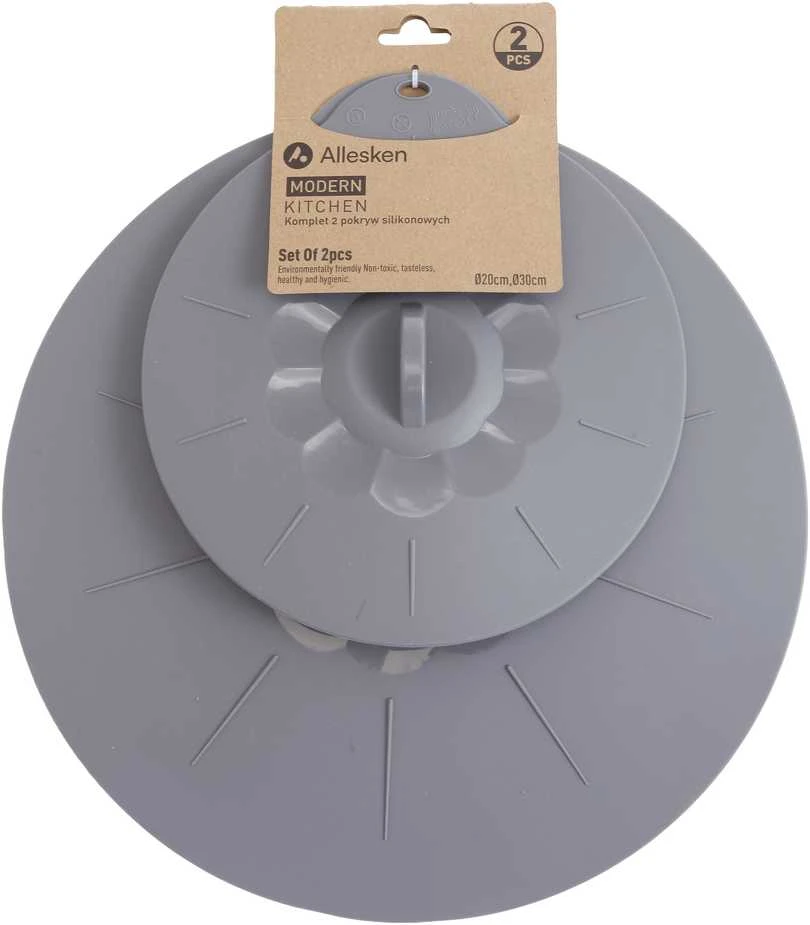 Allesken Cookini MODERNI VIRTUVĖ 2 silikoninių užvalkalų rinkinys 20cm/30cm