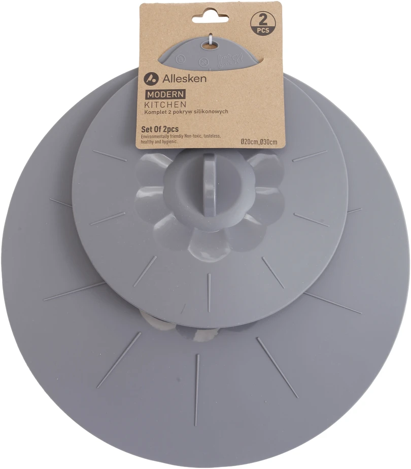 Allesken Cookini MODERNI VIRTUVĖ 2 silikoninių užvalkalų rinkinys 20cm/30cm