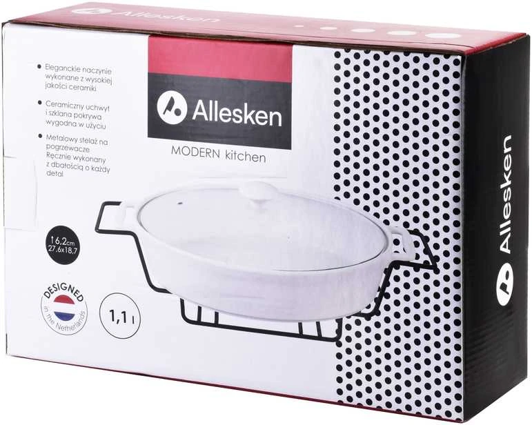 Modern Kitchen Allesken MODERN VIRTUVĖ Šildytuvas 1,1L 2x18,7x6,2 cm