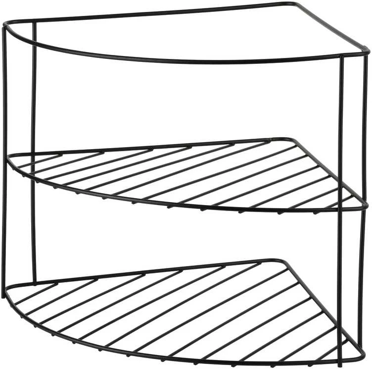 Allesken Affek Design MODERNI VIRTUVĖ Kampinė lentyna metalinė 22,5x22,5x21,5 cm