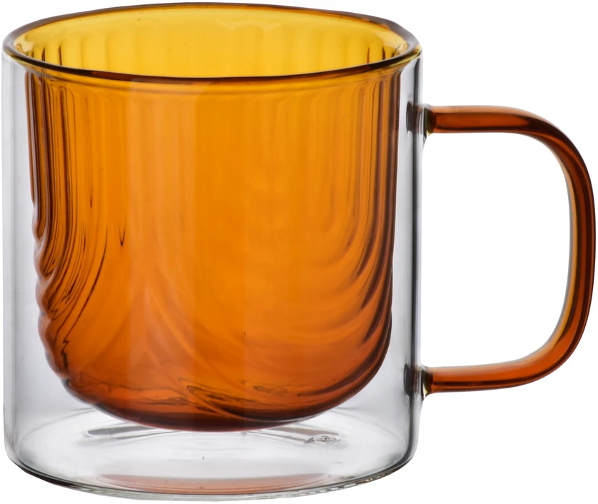 Allesken PETER HONEY puodelis 320 ml 9x13x9 cm dvigubomis sienelėmis