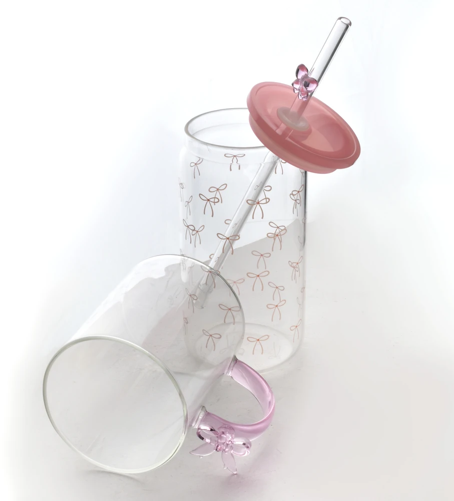 Allesken PETER RIBBON puodelis su šiaudeliu 480 ml 7,5 x 7,5 x 15 cm