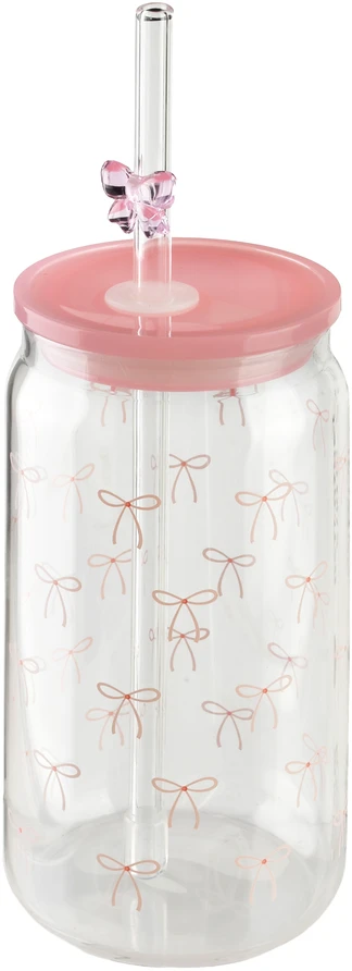 Allesken PETER RIBBON puodelis su šiaudeliu 480 ml 7,5 x 7,5 x 15 cm