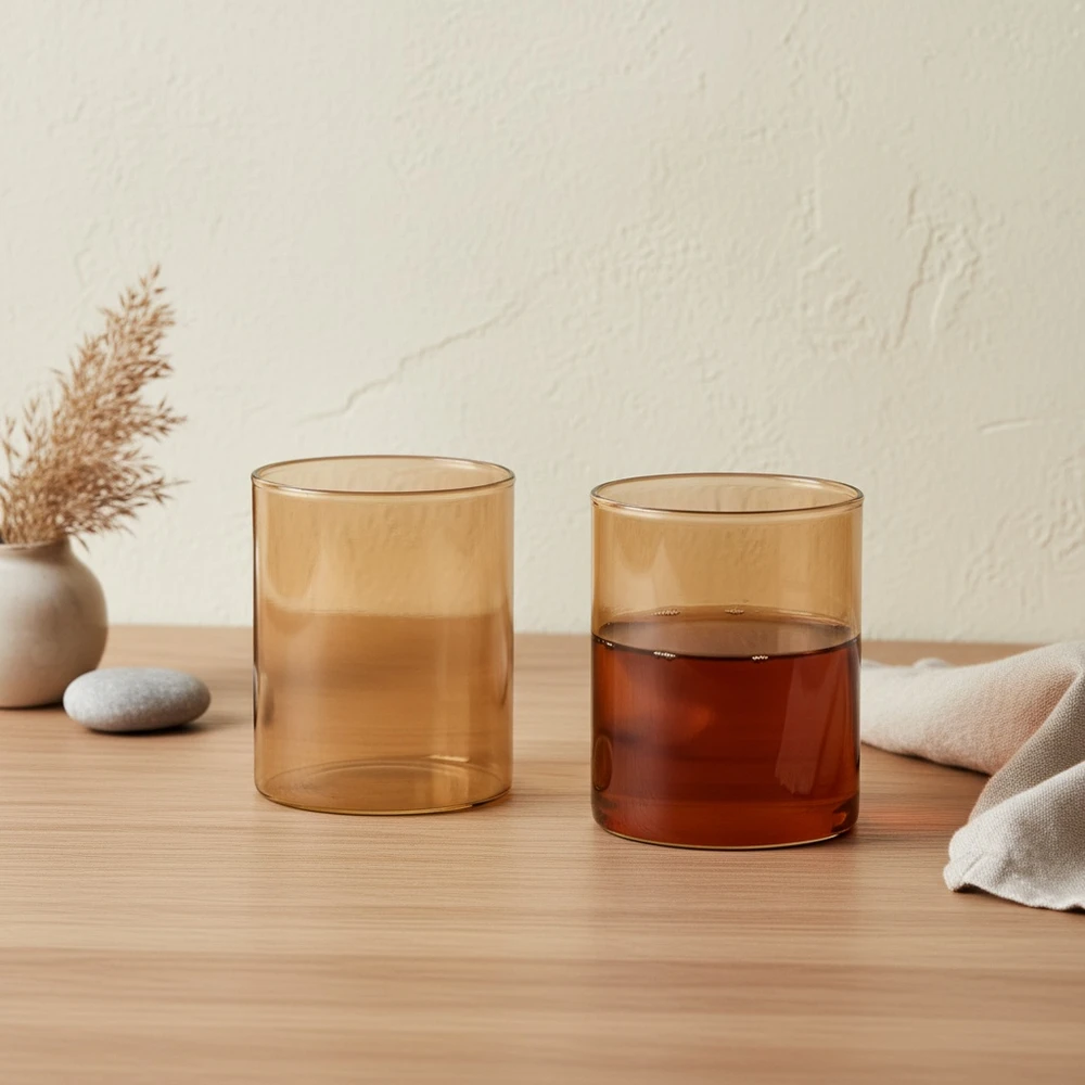 Allesken ROMANE 4 stiklinių rinkinys, 280 ml, borosilikatinis, 7x7x9 cm